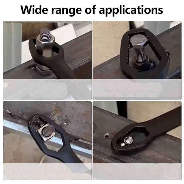 8-22mm Universal Torx Wrench Self-tightening Adjustable Glasses Wrench Board Double-head Torx Spanner Hand Tools for Factory - Image 5